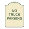 Signmission No Parking No Truck Parking Heavy-Gauge Aluminum Architectural Sign, 24" x 18", TG-1824-23661 A-DES-TG-1824-23661 - alternate 1